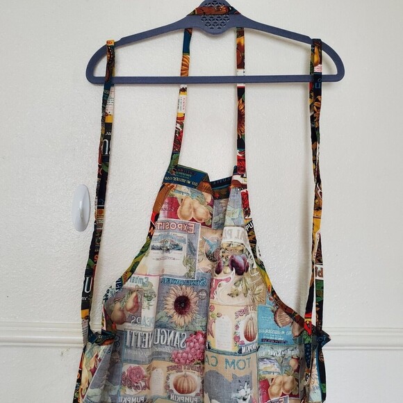 Colorful Apron with Pockets 29" x 41" New Without Tag - Picture 10 of 14